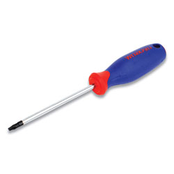 Workpro® Straight-Handle Cushion-Grip Screwdriver, S1 Square Tip, 4 in Shaft