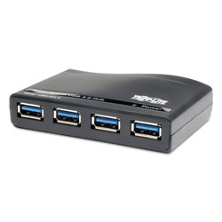 Tripp Lite USB 3.0 SuperSpeed Hub, 4 Ports, Black