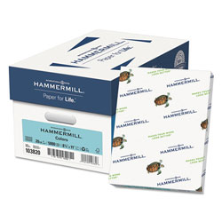 Hammermill Colors Print Paper, 20lb, 8.5 x 11, Turquoise, 500/Ream