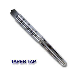 Hanson High Carbon Steel Machine Screw Fractional Taper Tap 3/8" to 16 NC