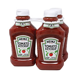 Heinz Tomato Ketchup Squeeze Bottle, 44 oz Bottle, 2/Pack