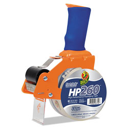 Henkel Consumer Adhesives Bladesafe Antimicrobial Tape Gun with Tape, 3" Core, Metal/Plastic, Orange (DUC1078566)