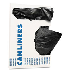Heritage Bag Linear Low Density Can Liners with AccuFit Sizing, 16 gal, 1 mil, 24 in x 32 in, Black, 250/Carton