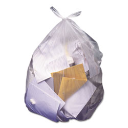 Heritage Bag High-Density Waste Can Liners, 60 gal, 22 microns, 38 in x 60 in, Natural, 150/Carton