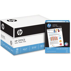 HP Office20 8.5x11 Copy & Multipurpose Paper, White, 92 Brightness, Letter, 8 1/2 in x 11 in, 20 lb Basis Weight, 500/Ream