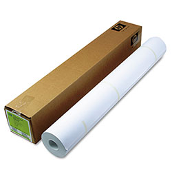 HP Designjet Inkjet Large Format Paper, 4.5 mil, 36 in x 300 ft, White