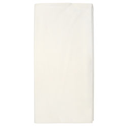 Hoffmaster Tissue/Poly Tablecovers, 82 in Diameter, White, 25/Carton