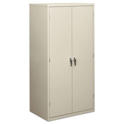 Hon Assembled Storage Cabinet, 36w x 24 1/4d x 71 3/4h, Light Gray (HONSC2472Q)