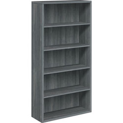 Hon Bookcase, 5 Fixed Shelves, 36 inx13-1/8 inx71 in , Sterling Ash
