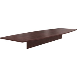Hon Preside Boat-Shaped Conference Table Top, 144 inx48 in, Mahogany