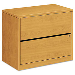 Hon 10500 Series Two-Drawer Lateral File, 36w x 20d x 29.5h, Harvest