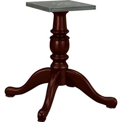 Hon 94000 Series Queen Anne Style Base for Round Table Top, Mahogany