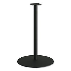 Hon Between Round Disc Base for 42 in Table Tops, Black Mica