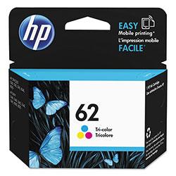 HP 62, (C2P06AN) Tri-color Original Ink Cartridge (HEWC2P06AN)