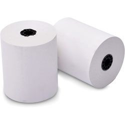 Iconex Paper Rolls, Thermal, F/Pos, 3-1/8 inX200', 50/Ct, White