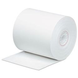 Iconex Impact Bond Paper Rolls, 0.45 in Core, 3 in x 165 ft, White, 50/Carton