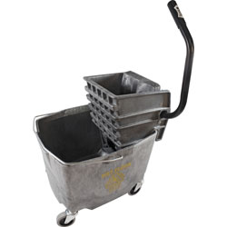 Impact Wringer and Bucket Combo, 16-1/4 inWx21 inLx17-3/4 inH, Gray