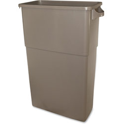 Impact Thin Bin Container, 23Gal, 23 in x 30'x11 in, 4/CT, Beige