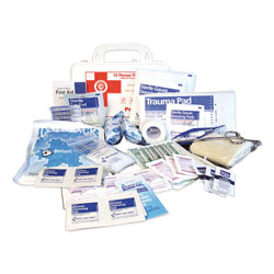 Impact 10-Person First Aid Kit, 62 Pieces, 8.5 x 5.5 x 3.25, Plastic Case