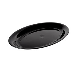 Innovative Designs Oval Platter, 21 inx14 in, Black