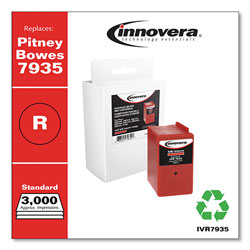 Innovera Compatible Red Ink, Replacement For Pitney Bowes 7935, 3000 Page Yield