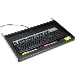 Innovera Standard Underdesk Keyboard Drawer, 21.38 inw x 12.88 ind, Black