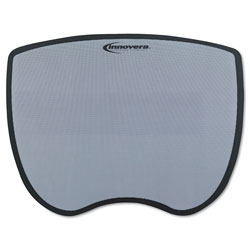 Innovera Ultra Slim Mouse Pad, Nonskid Rubber Base, 8-3/4 x 7, Gray