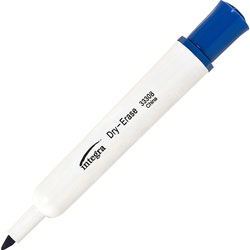 Integra Dry-Erase Marker, Chisel Tip, Blue