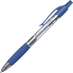 Integra Retractable 0.7mm Gel Pen, Medium Pen Point, 0.7 mm Pen Point Size, Retractable, Blue Gel-based Ink, Blue Barrel, 12/Dozen