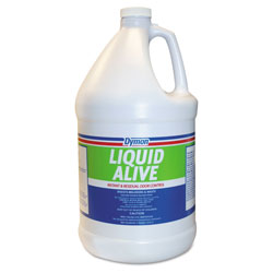 ITW Dymon LIQUID ALIVE Odor Digester, 1 gal Bottle, 4/Carton (33601DYMON)
