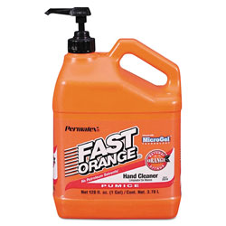 Fast Orange Pumice Hand Cleaner, Citrus Scent, 1 gal Dispenser, 4/Carton