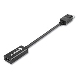 Innovera Display Port-HDMI Adapter, Display Port; HDMI, 0.65 ft, Black