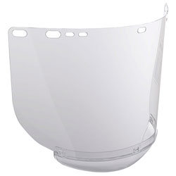 Jackson Safety® F20 Polycarbonate Face Shields, Unbound, Clear, 15 1/2 in x 8