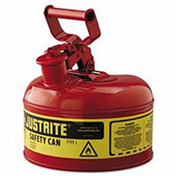 Justrite Type I Safety Can, 1gal, Red