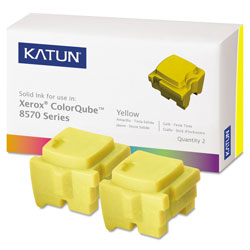 Katun Compatible 108R00928 Solid Ink Stick, 4400 Page-Yield, Yellow