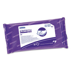 Kimtech* W4 PreSat Alcohol Wipers, 70% IPA, 9 x 11, White, 40/Pack, 10/Carton