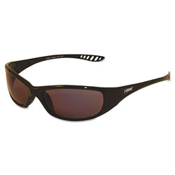 KleenGuard™ V40 HellRaiser Safety Glasses, Black Frame, Indoor/Outdoor Lens