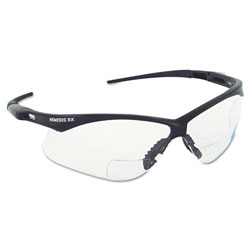 KleenGuard™ V60 Nemesis Rx Reader Safety Glasses, Black Frame, Clear Lens