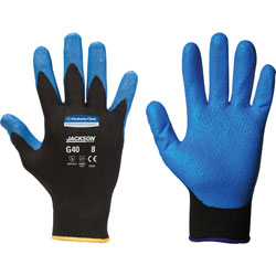 KleenGuard* G40 Foam Nitrile Coated Gloves, Oil, Grease, Abrasion Protection, Nitrile Coating, 10 Size Number, X-Large