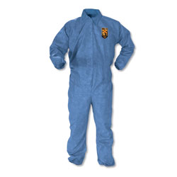 KleenGuard™ A60 Elastic-Cuff, Ankle & Back Coveralls, Blue, X-Large, 24/Case