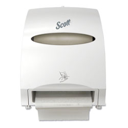 Scott® Essential Electronic Hard Roll Towel Dispenser, 12.7w x 9.572d x 15.761h, White