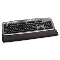 Kelly Computer Supplies Keyboard Wrist Rest, Memory Foam, Non-Skid Base, 19 x 10-1/2 x 1, Black