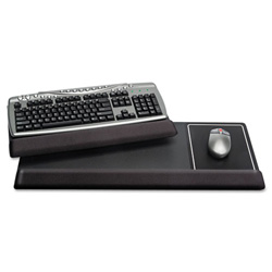 Kelly Computer Supplies Extended Keyboard Wrist Rest, Memory Foam, Non-Skid Base, 27 x 11 x 1, Black