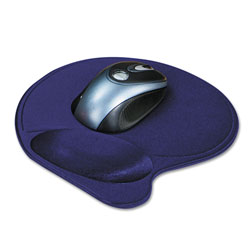 Kensington Wrist Pillow Extra-Cushioned Mouse Pad, Nonskid Base, 8 x 11, Blue (KMW57803)