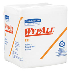 WypAll* L30 Towels, Quarter Fold, 12 1/2 x 12, 90/Box, 12 Boxes/Carton