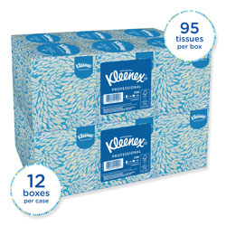 Kleenex Boutique White Facial Tissue, 2-Ply, Pop-Up Box, 95 Sheets/Box, 3 Boxes/Pack