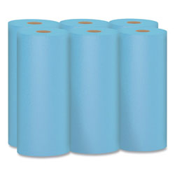 Scott® Shop Towels, 10.4 x 11, Blue, 55/Roll, 6 Rolls/Pack