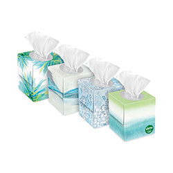 Kleenex Soothing Lotion Tissues - 3 Ply - White - Moisturizing, Soft - For Face, Home, Office, Business, Skin - 65 Per Box