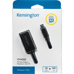 Kensington Mini Display Port To HDMI 4K Adapter, Black