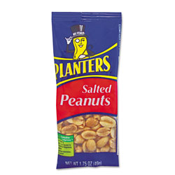 Kraft Foods Salted Peanuts, 1.75 oz, 12/Box